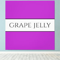 GRAPE JELLY Text Fun Helle Lila Streifen