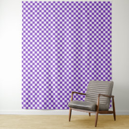 Grape soda checkerboard pattern wandteppich
