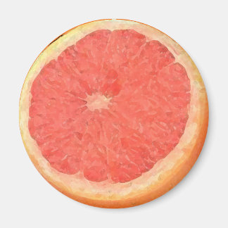Grapefruit-Aquarell - Magnet