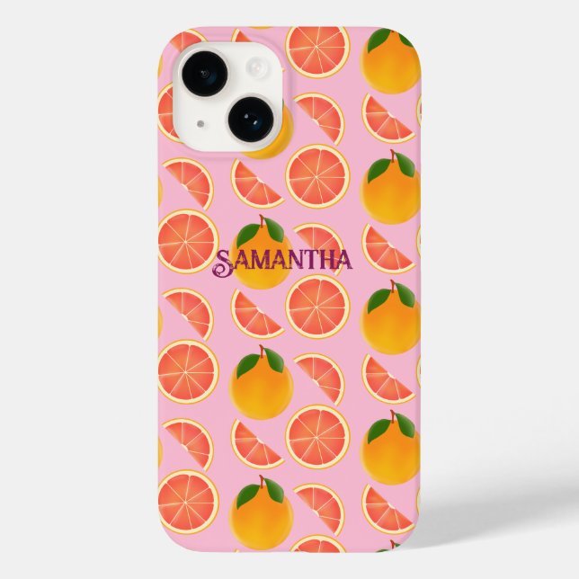 Grapefruit Case-Mate iPhone Hülle (Rückseite)