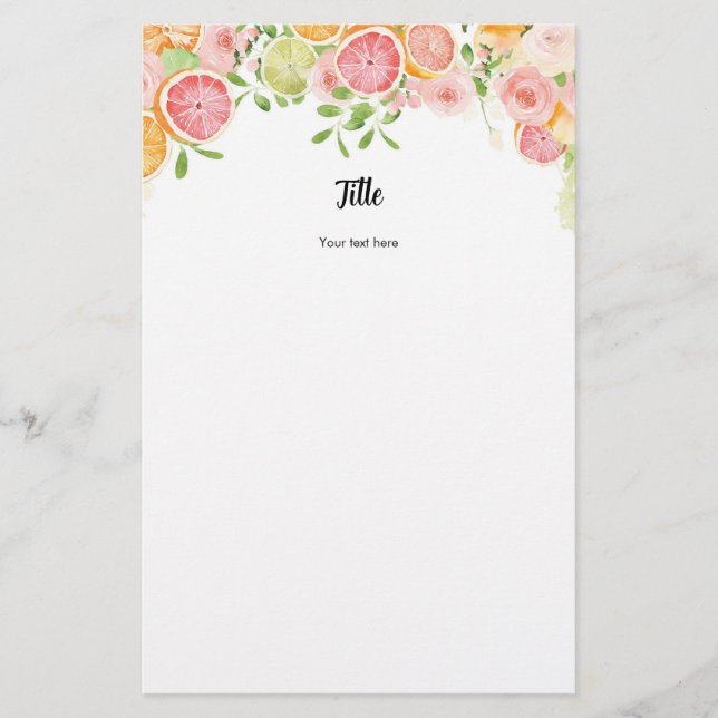 Grapefruit Citrus Brautparty Personalisiert Games (Vorderseite)