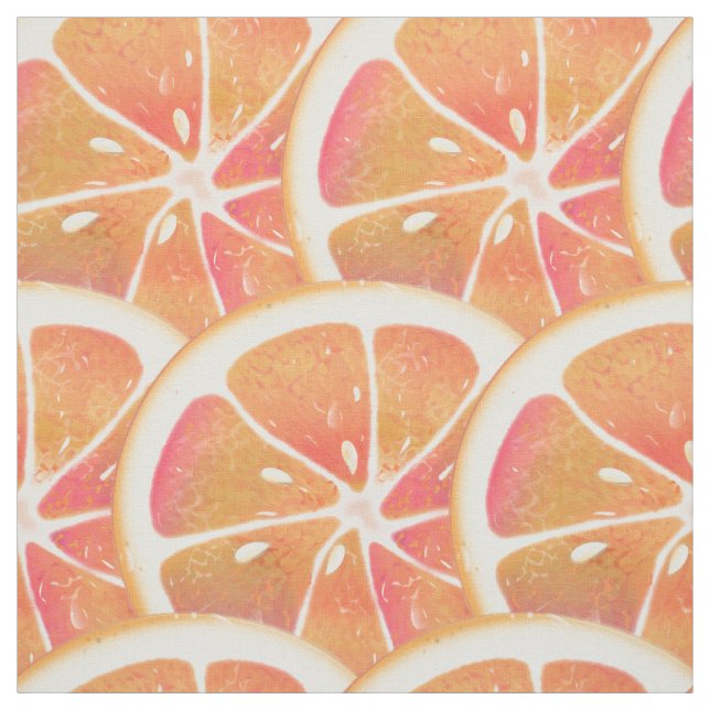 Grapefruit Citrus Fruit Slice Stoff (Muster)