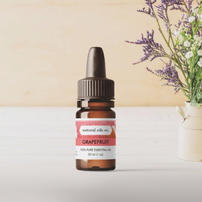 Grapefruit Essenzielle Öle Duftstoff Flaschenetike Aufkleber (Von Creator hochgeladen)