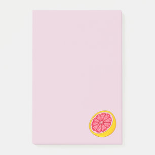 Grapefruit - Obstsammlung - Post-it Klebezettel