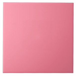 Grapefruit Pink Keramik Tile. Fliese