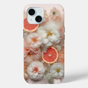 Grapefruit und Blume Case-Mate iPhone Hülle