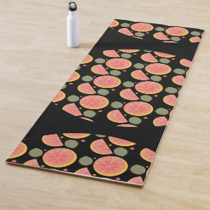 Grapefruitgarten Grünpflanzen Frucht Zitrus Orange Yogamatte