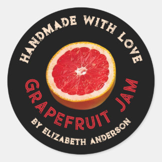 Grapefruitprodukt Klassischer Rundaufkleber Runder Aufkleber