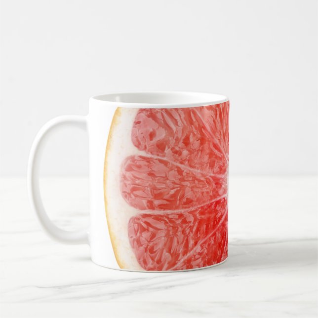 Grapefruitscheibe Kaffeetasse (Links)