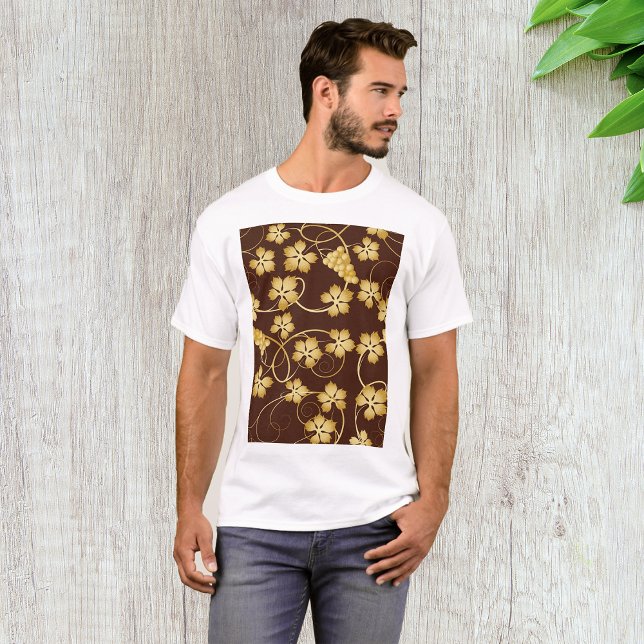 Grapevine Background Mens T - Shirt (Von Creator hochgeladen)