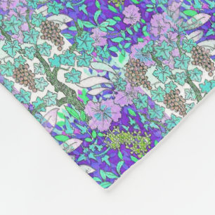 Grapevine Blume Vintage Blumenmuster elegant Fleecedecke