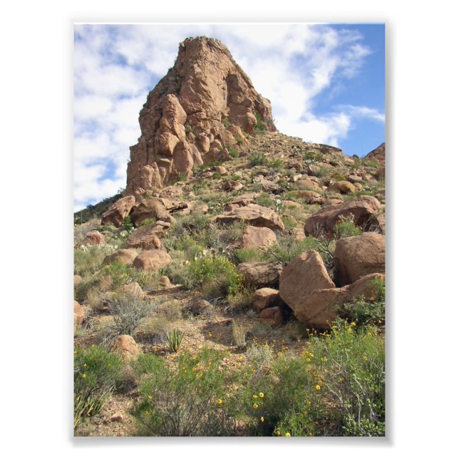 Grapevine Hills Rock Tower, Texas Fotodruck (Vorne)