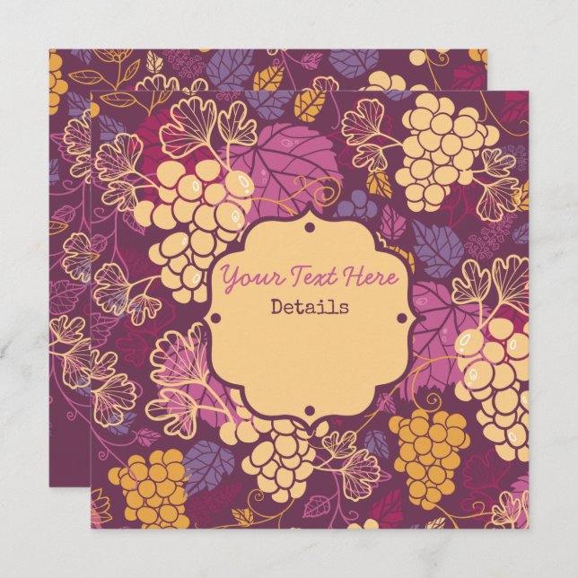 Grapevine Save The Date (Vorne/Hinten)