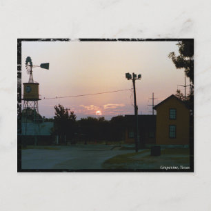 Grapevine Sunrise Postcard Postkarte