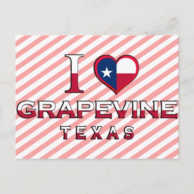 Grapevine, Texas Postkarte (Vorderseite)