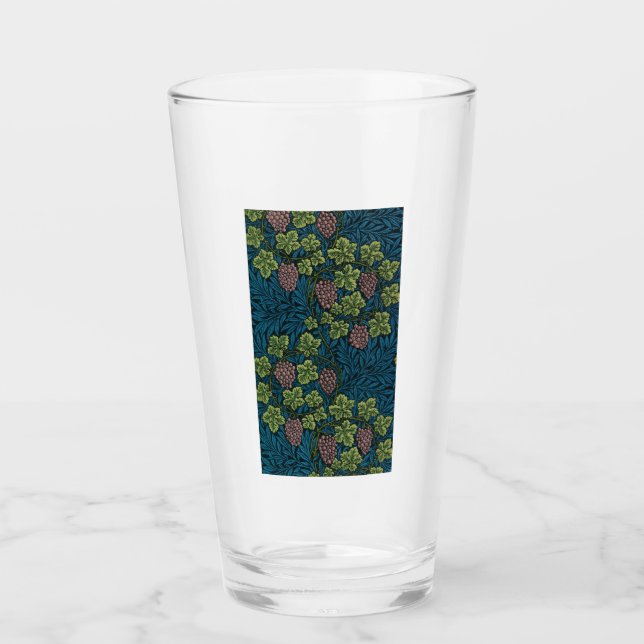 Grapevine (von William Morris) Glas (Vorderseite)