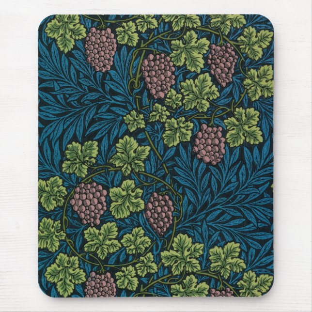 Grapevine (von William Morris) Mousepad (Vorne)