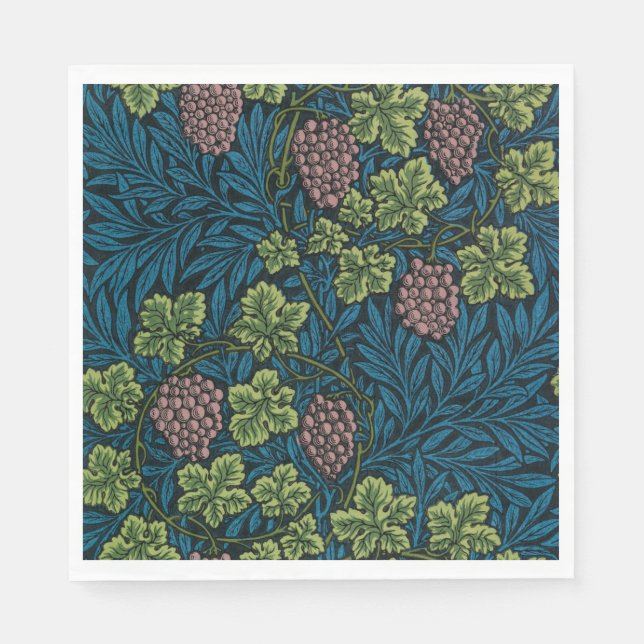 Grapevine (von William Morris) Serviette (Vorderseite)