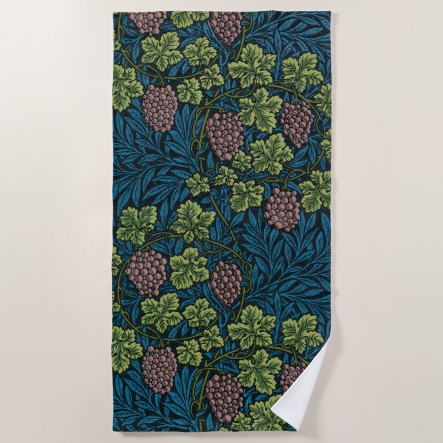 Grapevine (von William Morris) Strandtuch (Vorderseite)