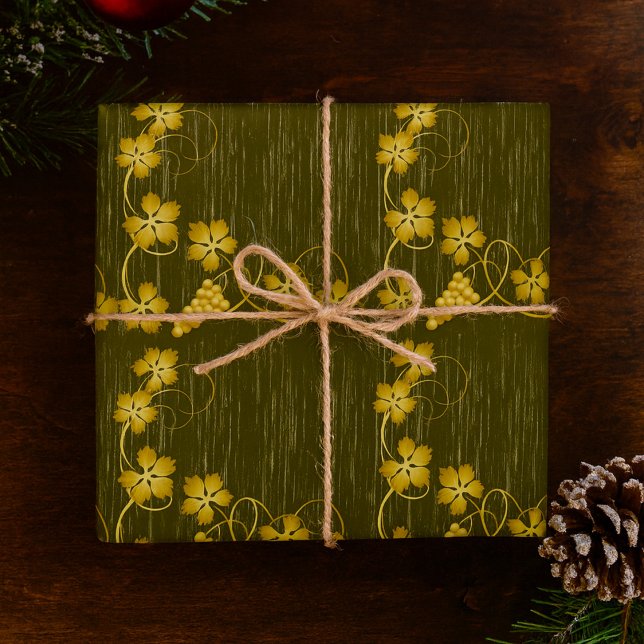 Grapevine Wrapping Paper Geschenkpapier (Von Creator hochgeladen)