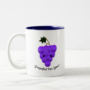 Grapezial für Sie Trauben Zweifarbige Tasse