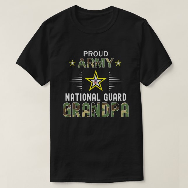 Graph der Nationalgarde der Proud Armee Opa Camouf T-Shirt (Design vorne)