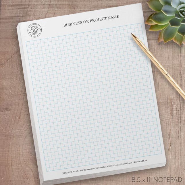 Graph Pad Calcpad Engineering Logo Notizblock (custom notepad with logo)