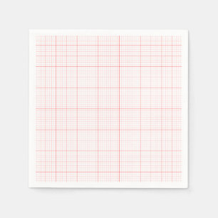 Graph Paper Serviette