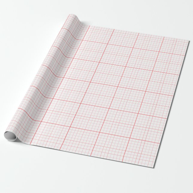 Graph Paper Wrapping Paper Geschenkpapier (Ungerollt)