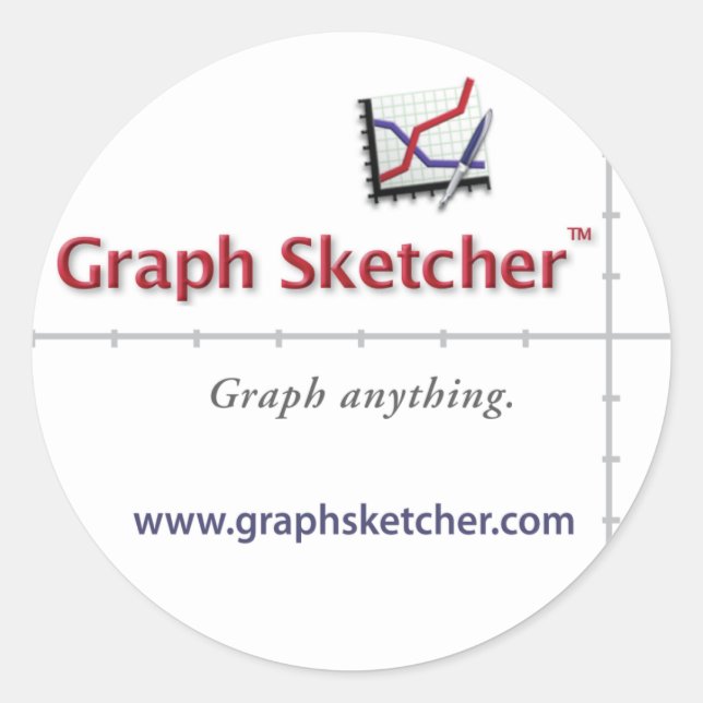 Graph Sketcher Sticker (Vorderseite)