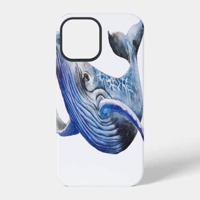 Graph Whale iPhone Hülle (Rückseite)