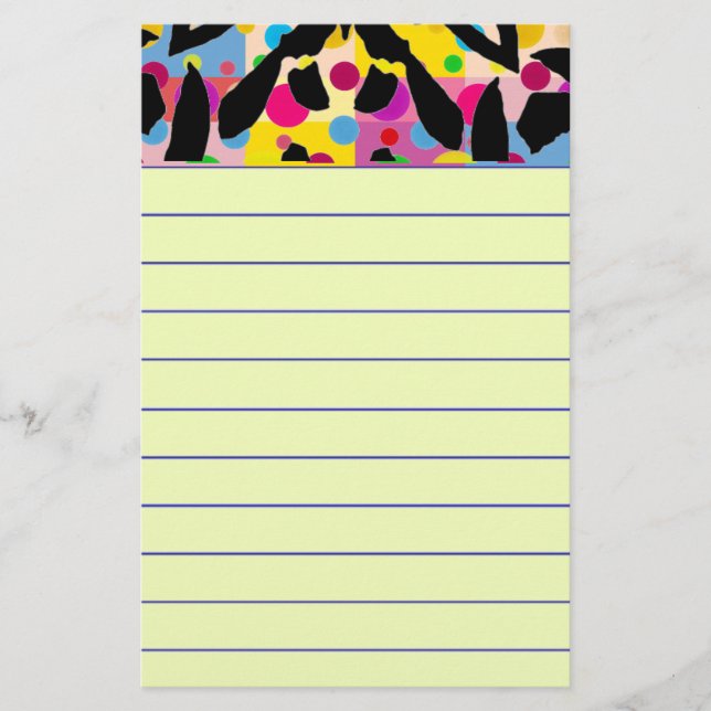 Graphic Blume Stationery Briefpapier (Vorderseite)