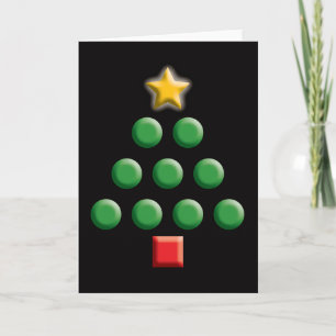 Graphic Christmas Tree Feiertagskarte