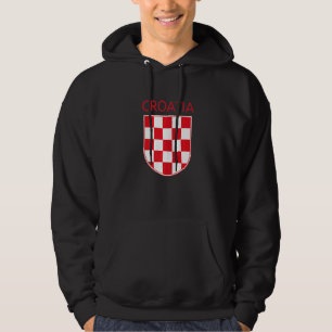 Graphic Croatia Stolz Men or Women Hoodie