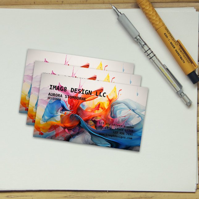 Graphic Design Company Visitenkarte (Von Creator hochgeladen)