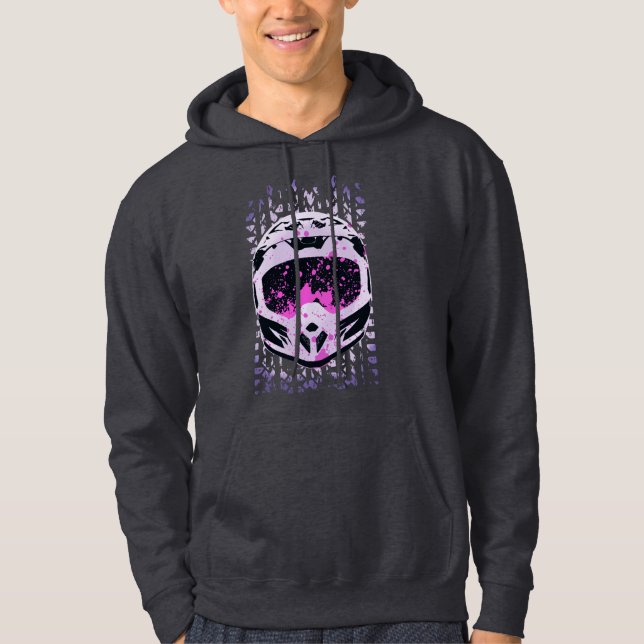 Graphic Dirt Bike Helmet Hoodie (Vorderseite)