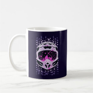 Graphic Dirt Bike Helmet Kaffeetasse