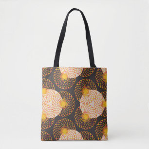 graphic floral tracery grid seamless pattern in go
