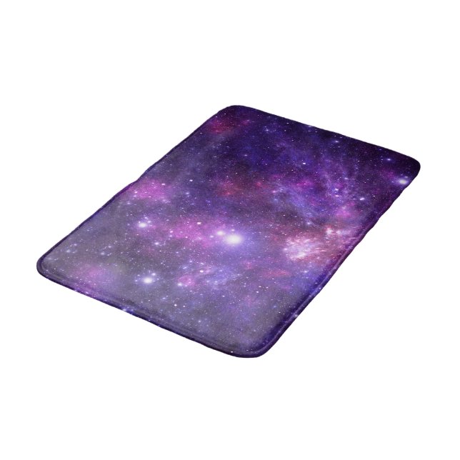 Graphic Galaxy Bath Mat Badematte (Schrägansicht)