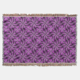 Graphic Geometric 3D Spiral Drehung Pink Decke