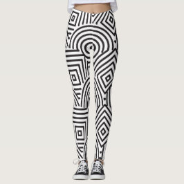Graphic Geometry: Schönheitsmuster-Leggings Leggings