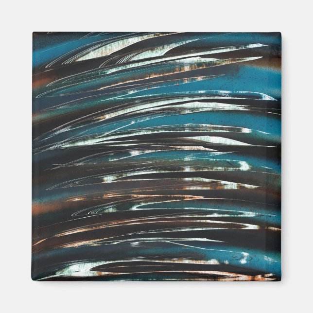 Graphic Grunge Wave Magnet (Vorne)