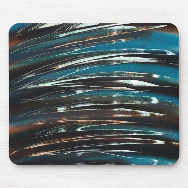 Graphic Grunge Wave Mousepad (Vorne)