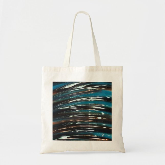 Graphic Grunge Wave Tragetasche (Vorne)