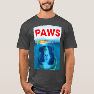 Graphic Guinea Pig Design PAWS Vintage Karotten Ku T-Shirt
