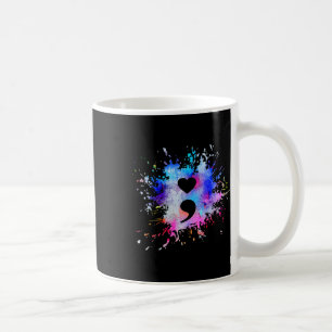 Graphic Heart Semicolon Symbol Kaffeetasse