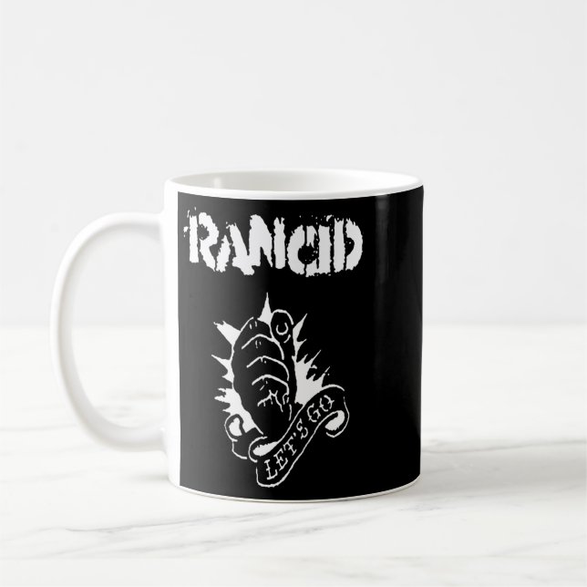 Graphic Lasse Gogo Rancid Logo Music Rock Band Las Kaffeetasse (Links)