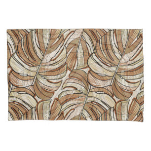 Graphic Monstera Blätter Tropical Design Kissenbezug