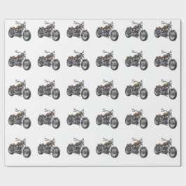 Graphic Motorcycle Geschenkpapier