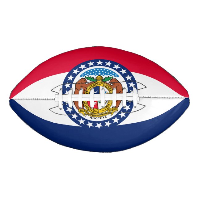 Graphic of a Dynamic Missouri State Flag Football (Vorderseite)